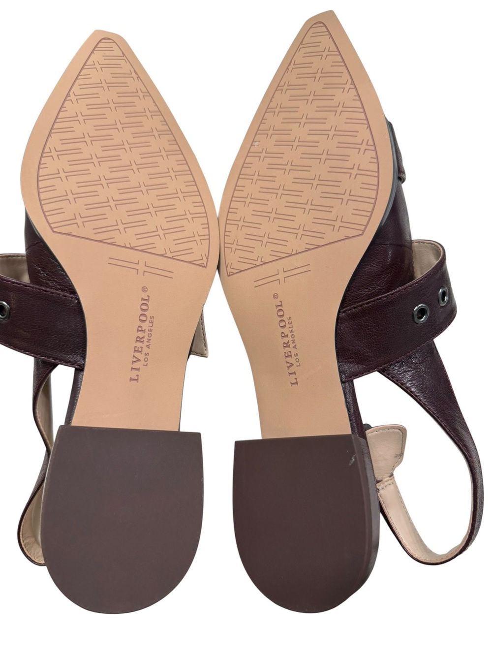 Liverpool Los Angeles Villa Leather Slingback With Double Buckle. - Picture 4 of 6